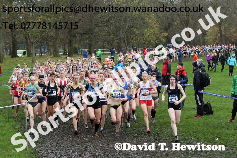 Senior women, British Athletics Liverpool Cross Challenge, Sefton Park, Liverpool. Photo: David T. Hewitson/Sports for All Pics